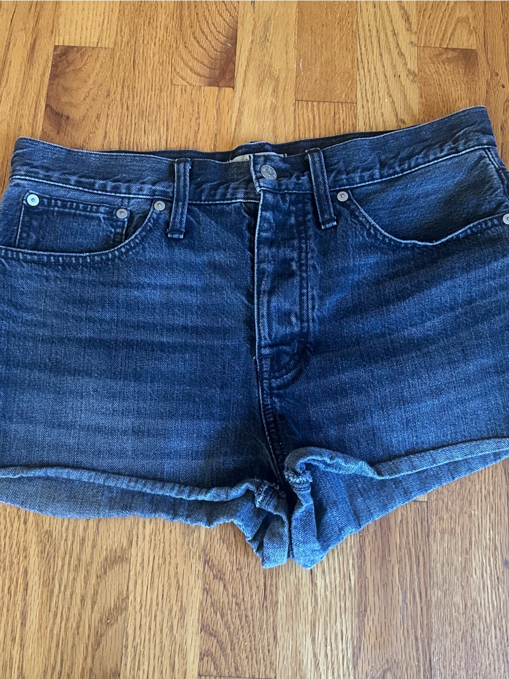 Dark Blue Women's Jean Short- Classic Denim